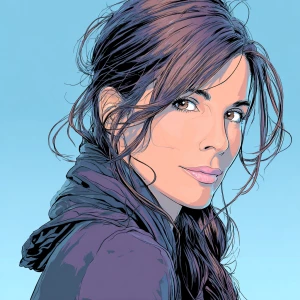 Sandra Bullock by Moebius