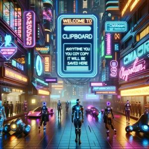 Welcome to clipboard, anytime you copy will be saved here