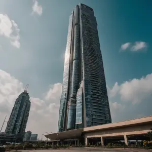 A 91 storey building with mall at ground