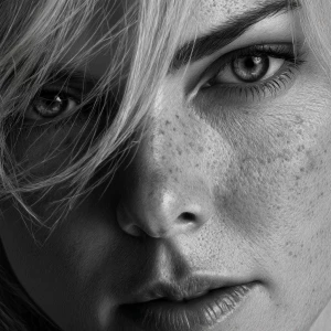 Close up of Charlize Theron