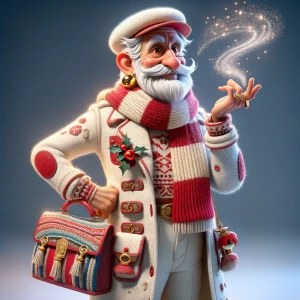 In a late-80s/early-90s holiday special scene, a portrait of ‘Mr...