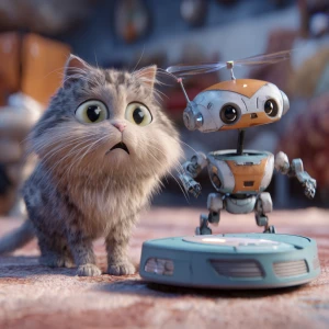 2. **Title: Cats vs. Robots**: Dive into a world where Fluffy, t...