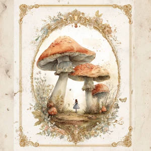 Print-ready junk journal page, A4 portrait full-bleed (≈2480×350...