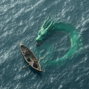 The picture is extremely realistic, as if it were a real photogr...