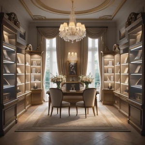 Generate picture of an elegant boutique