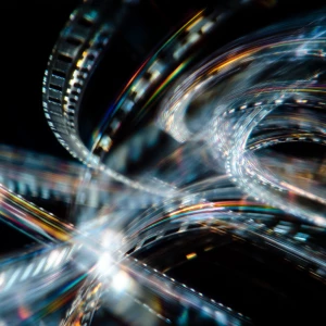 Light in Motion”
Visual: Abstract streaks of light or neon trai...