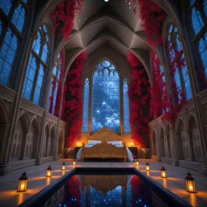 Master Bedroom — The Enchanted Gallery: A grand chamber unfolds...