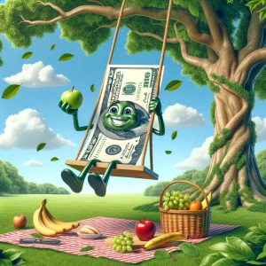 Money eating while swing