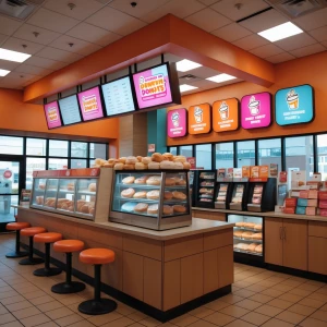 Inside the dunkin donuts