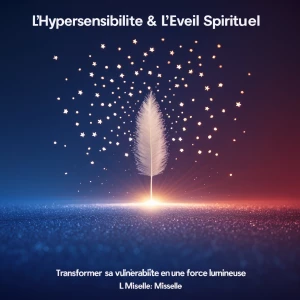 Le Visuel : Un fond dégradé partant d'un bleu nuit profond (en b...