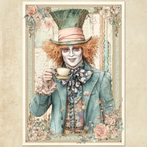 Print-ready junk journal page, A4 portrait full-bleed (≈2480×350...