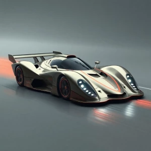 Race car scifi sleek