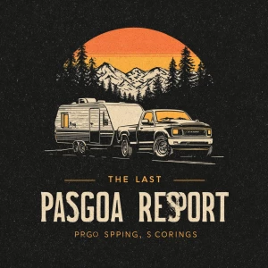 cinematic minimalist logo, premium mountain-lodge branding. A pi...