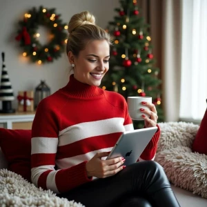 Cozy Holiday Face Swap