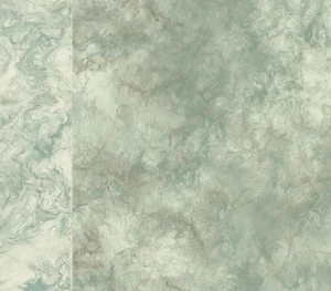 quiet sage-tinted marbled paper texture, parchment base with mut...