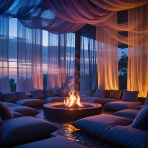 Immerse yourself in the serene atmosphere of the Twilight Veil L...