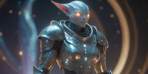 In an ethereal realm, a mythological unearthly metaverse explore...