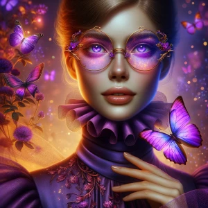 A highly detailed, hyper-realistic digital painting features a c...