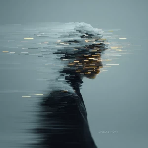 ⚡ 3. “Speed of Thought”
Visual: A person or a silhouette disso...