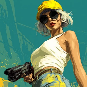 young, rebellious gta-style character. The character should have...