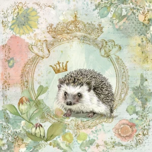 Print-ready junk journal page, A4 portrait full-bleed, 300 DPI....