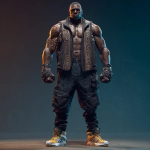 Atlas 'The Silent Pillar' stands at the center of the scene, a f...