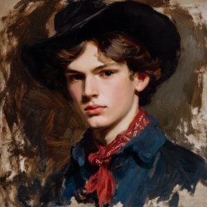highly detailed portrait painted in the style of John Singer Sar...