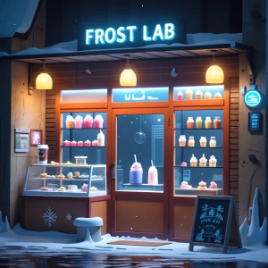 ok instaed of a cafe make it a desert shop that makes smoothies...