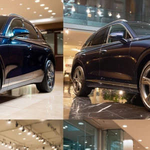 Ultra-realistic 8K front-three-quarter cinematic photo of the 20...