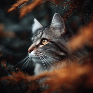 полосатый котик