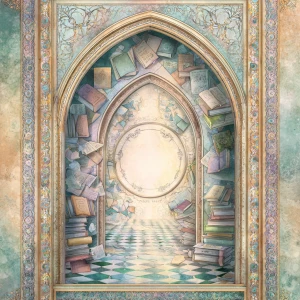 Print-ready junk journal page, A4 portrait full-bleed (≈2480×350...