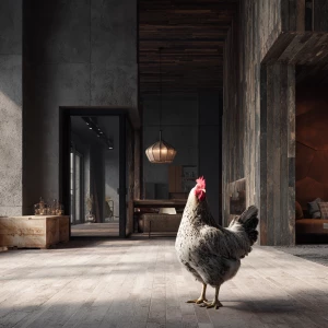 render modern disin intrviow

 chiken