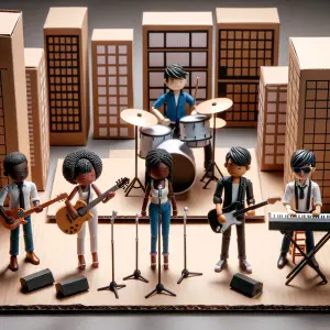 Stop motion music band