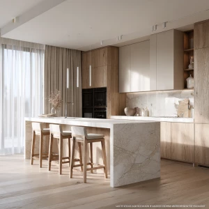 Main tones: Beige linen, warm white, light stone

Materials: O...
