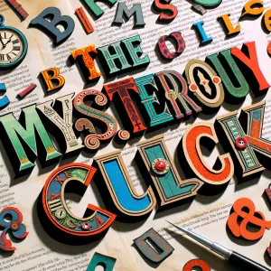Create a stop motion video of cutout letters from a magazine tha...