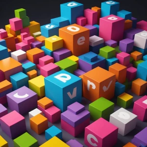 Generate a mesmerizing 3D animation showcasing rectangular shape...