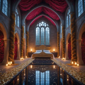 Master Bedroom — The Enchanted Gallery: A grand chamber unfolds...