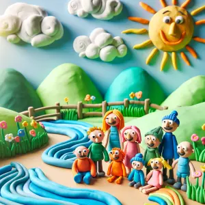 stop motion de pastilina simple