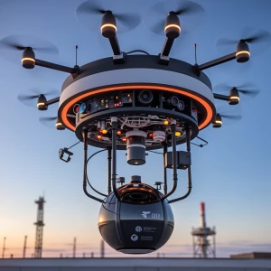 1. Dome-Mounted Sensor Hub
(0008) The hub includes thermal sens...