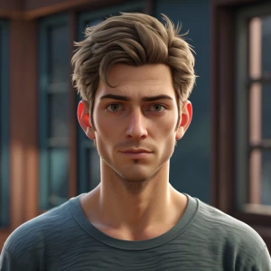 This character will be a realistic 180-178 cm tall male, slightl...