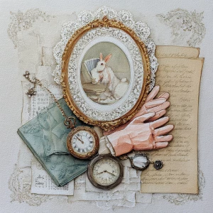 Print-ready junk journal page, A4 portrait full-bleed (≈2480×350...