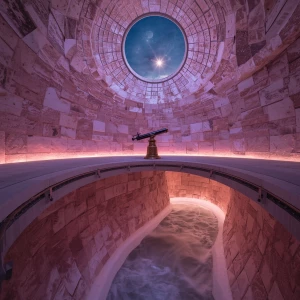 Visualize yourself at the Salt Moon Lookout inside the Observato...