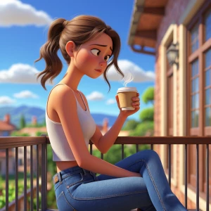 [Isabela], [25-year-old woman], 
[hair tied back with loose str...