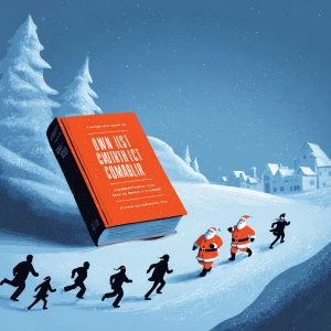 create book cover in modern minimalist style with bold typograph...