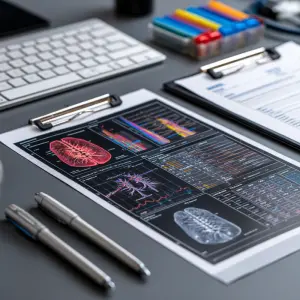 Base in the infomation above, create a pdf like image of a medic...