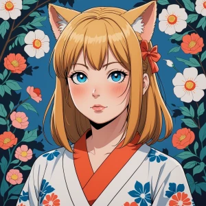 Make a image of shizuka