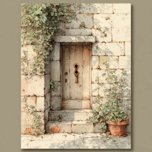 Print-ready junk journal page, A4 portrait full-bleed (approx. 2...