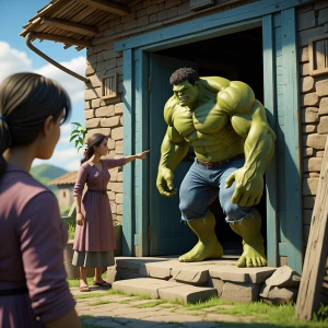 Ultra-realistic cinematic 3D animation.
Environment: Village hou...