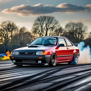 Ford Cortina overkill Twin Turbo Supercharged Two Two Burnout