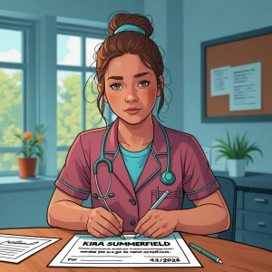 Make a medical certificate for Kiara summerfield for 4/3/2026 sa...